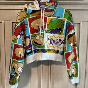 Nickelodeon Rugrats Colorful Hoodie SZ Medium Preowned great condition